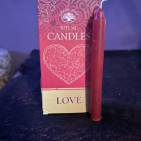 Candele Rosse Ritual Candles - Confezione da 10