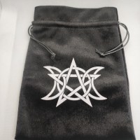 sacchetto in velluto nero