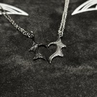 Coppia di ciondoli Ali di drago