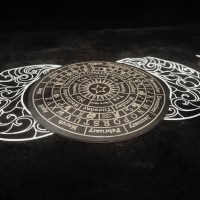 Disco per divinazione con zodiaco