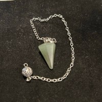 Piccolo pendolo in avventurina verde