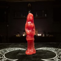 Candela rossa di Donna