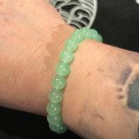 Bracciale avventurina verde 8 mm