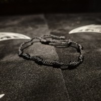 Bracciale dei 7 nodi Nero