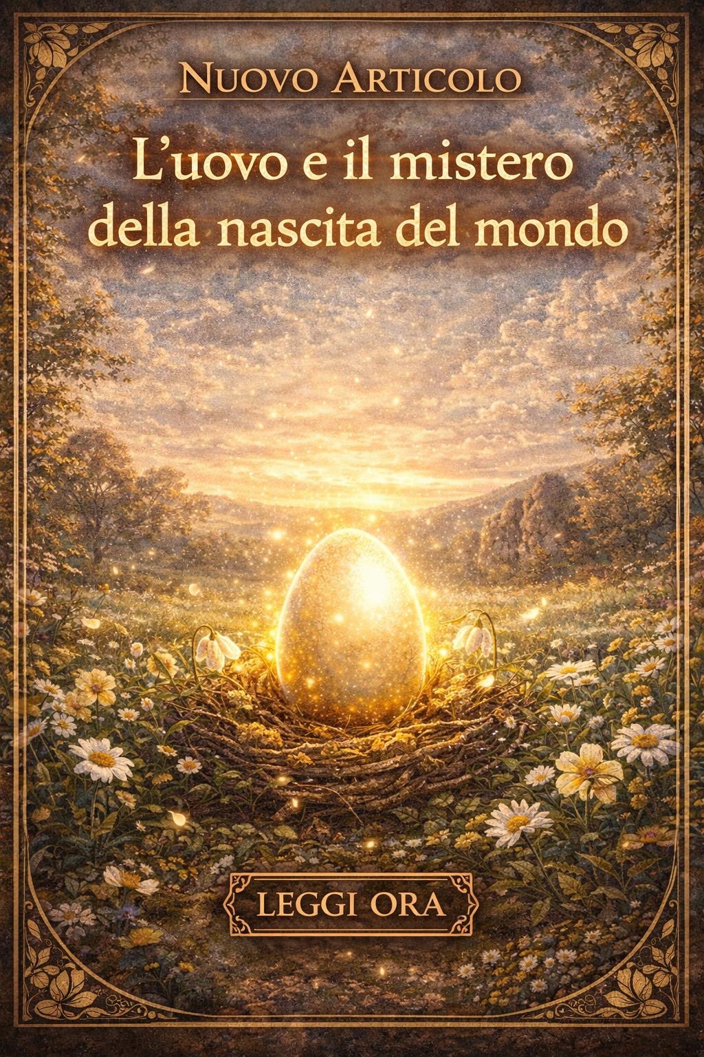 L’uovo e il mistero della nascita del mondo