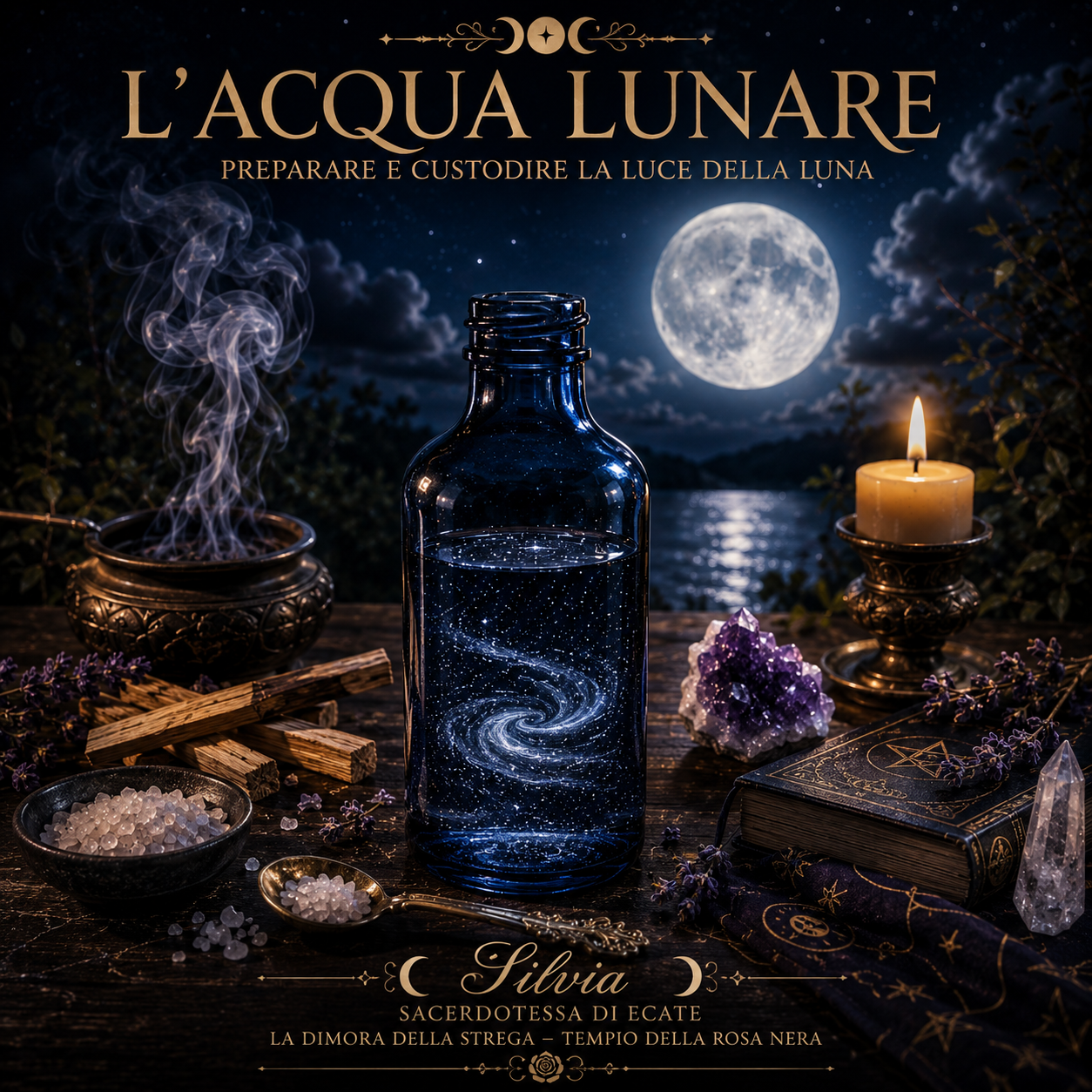 L’Acqua Lunare: Preparare e Custodire la Luce della Luna